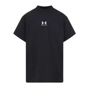 Balenciaga Ua Oversized T-Shirt With High Neckline And Subtle Logo - NWT